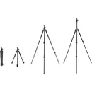 Manfrotto 190x3 Photo à 3 sections en aluminium trépied Trousse