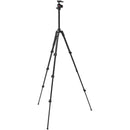 Manfrotto Befree a avancé en tant que voyage en aluminium trépied avec serrures de levier et 494 tête de balle centrale