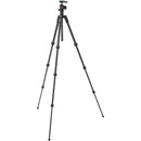Manfrotto Befree a avancé en tant que voyage en fibre de carbone trépied avec 494 tête de balle centrale