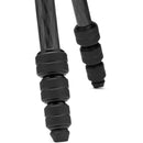 Manfrotto Befree a avancé en tant que voyage en fibre de carbone trépied avec 494 tête de balle centrale