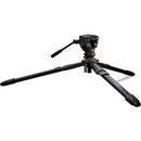 Manfrotto un aluminium trépied avec une tête de fluide 500x