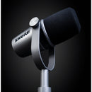 Shure Silver Podcasting Microphone w/USB-A & USB-C Cables