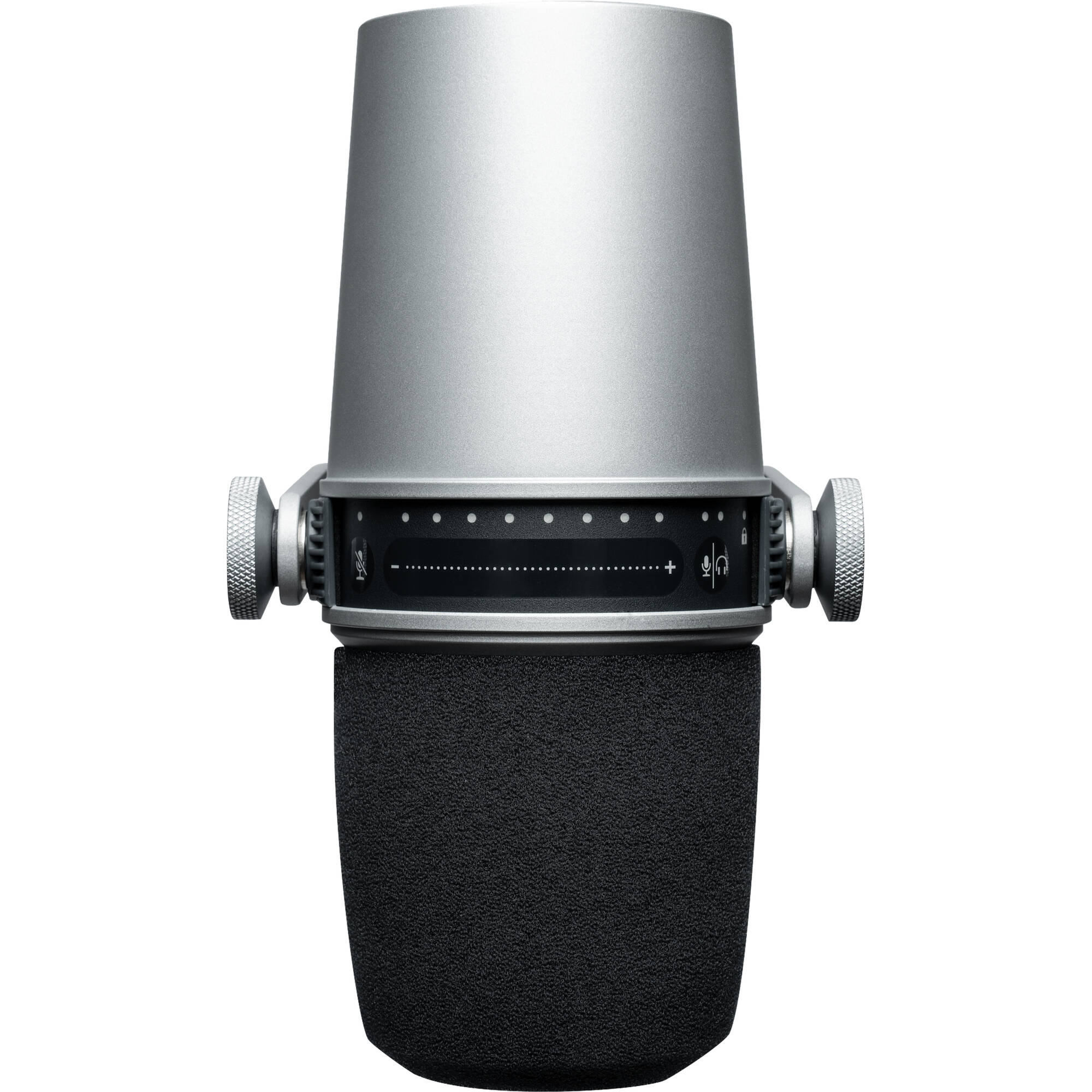 Shure MV7 Silver Podcast Microphone | USB & XLR
