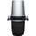 Shure Silver Podcasting Microphone w/USB-A & USB-C Cables
