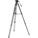 Tête fluide de Manfrotto 500x avec de l'aluminium trépied Trousse