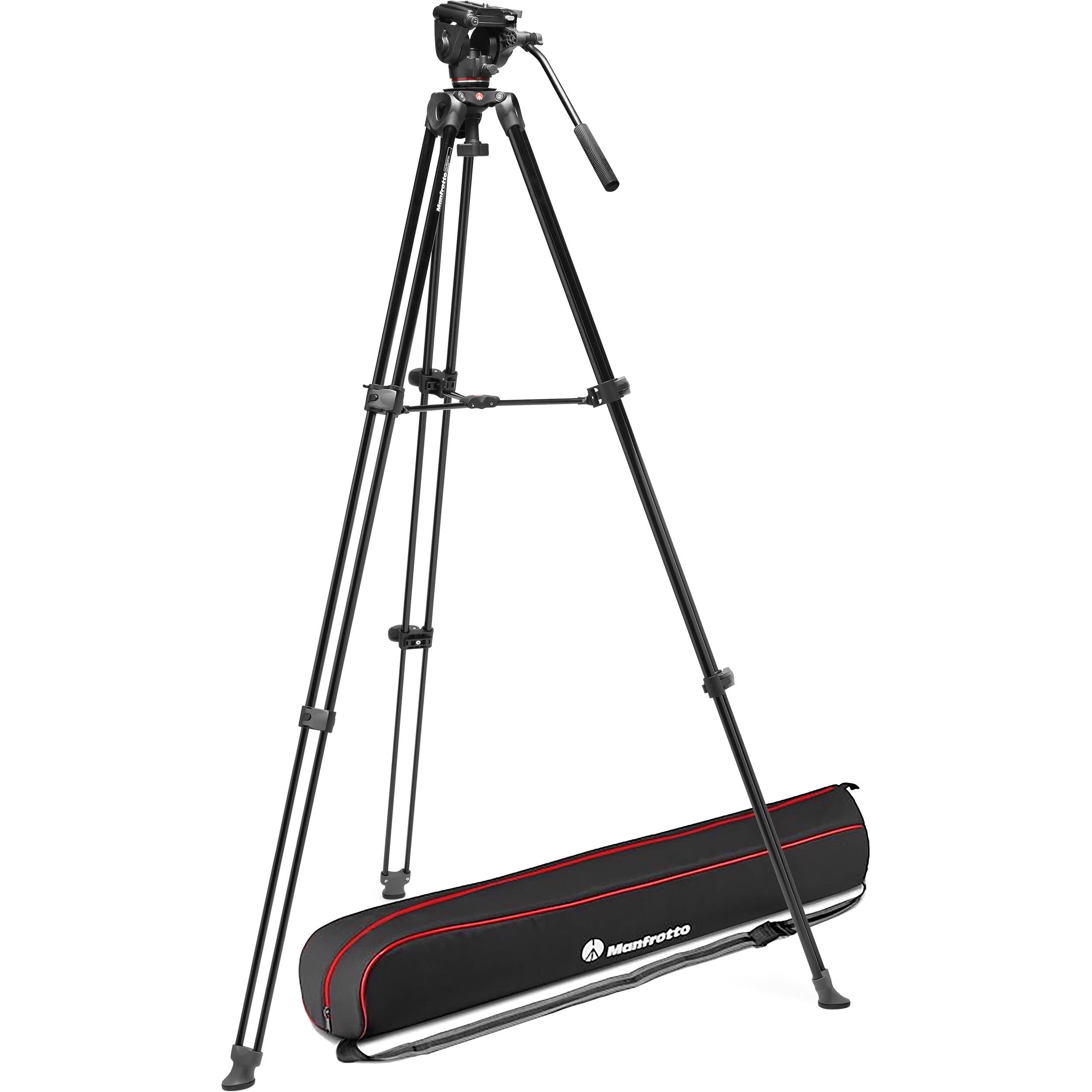 Manfrotto 500X Fluid Head with Aluminum Tripod Kit