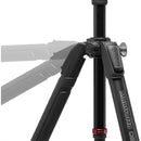 Vidéo en aluminium à 3 sections Manfrotto trépied Kit avec tête fluide