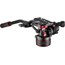 Manfrotto.  MVH608AH HEAD + MVTTWINMA TRIPOD + PADDED BAG