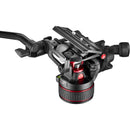 Manfrotto.  MVH608AH Head + MvttwinMC trépied + Sac rembourré