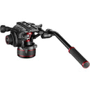 Manfrotto.  MVH608AH Head + MvttwinMC trépied + Sac rembourré