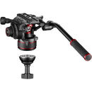 Manfrotto.  MVH608AH Head + MvttwinMC trépied + Sac rembourré