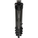 Manfrotto Carbon Fiber Tripod with Geared Center Column - 4-sections