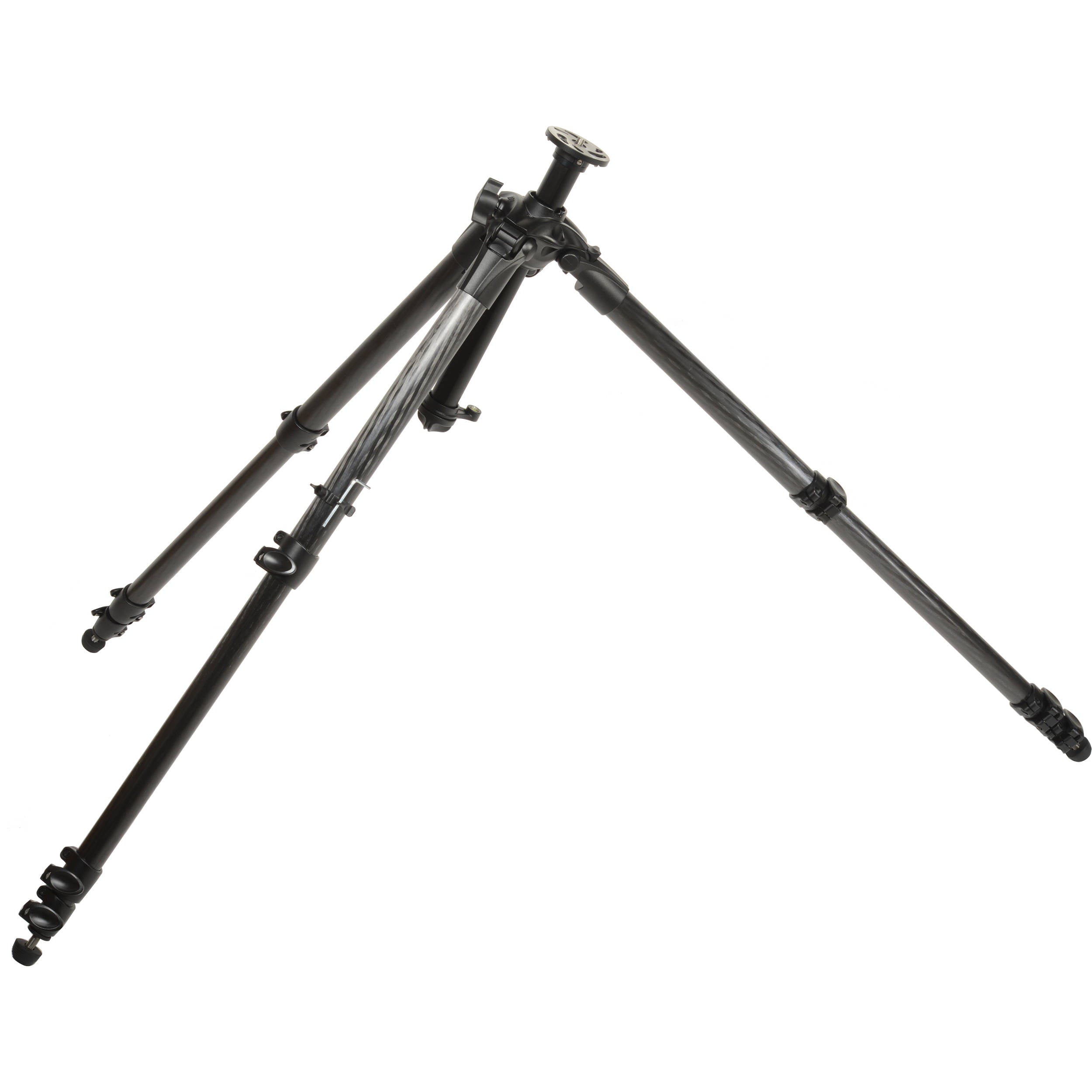 Manfrotto Carbon Fiber Tripod with Geared Center Column - 4-sections