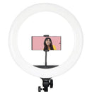 Mobifoto MOBIRL18 - Kit Vlog d'éclairage annulaire LED bicolore de 18 pouces - Boîte ouverte