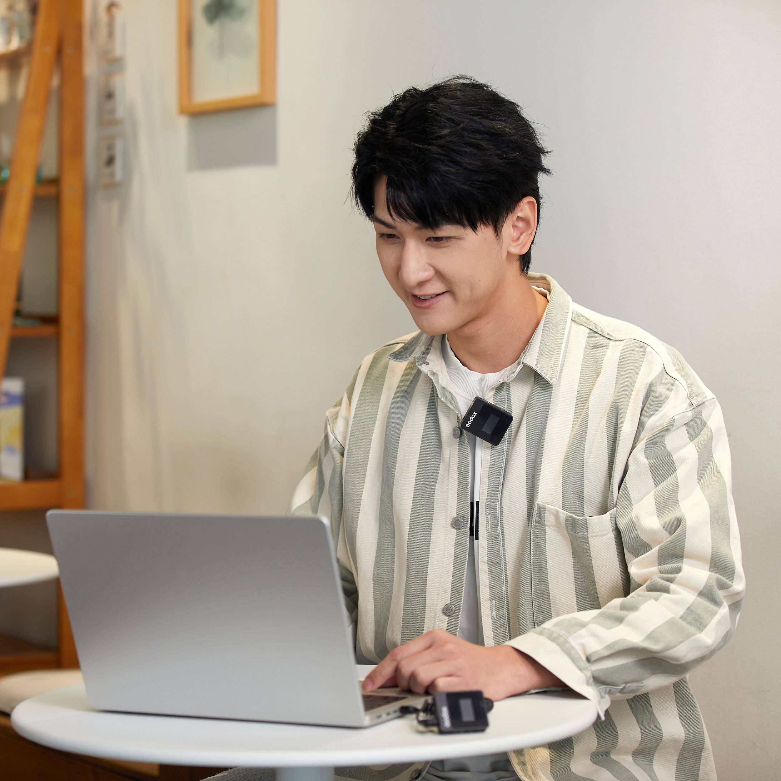 Godox MoveLink II M2 Compact 2-Person Wireless Microphone System for Cameras & Smartphones with 3.5mm (2.4 GHz, Black)