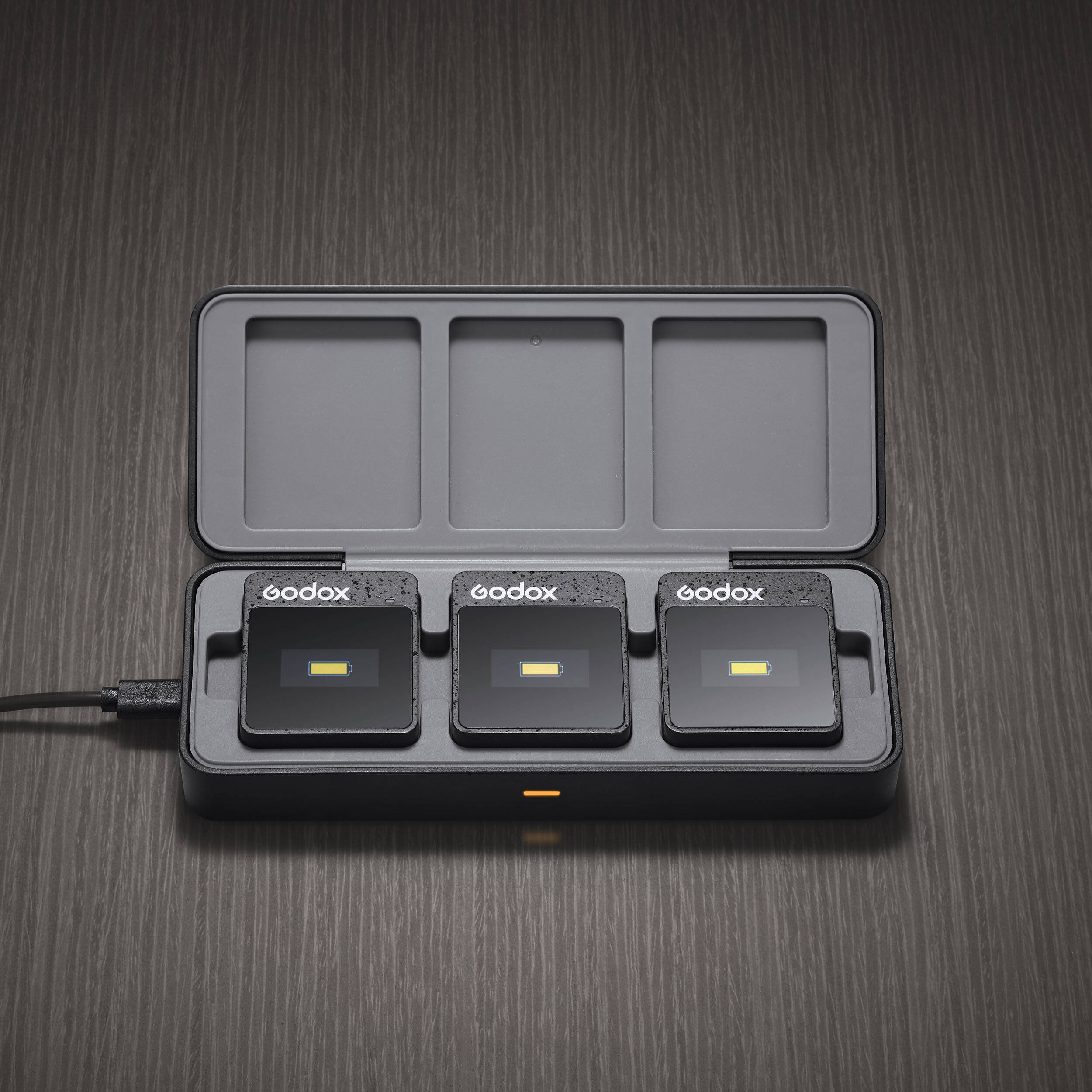 Godox MoveLink II M2 Compact 2-Person Wireless Microphone System for Cameras & Smartphones with 3.5mm (2.4 GHz, Black)