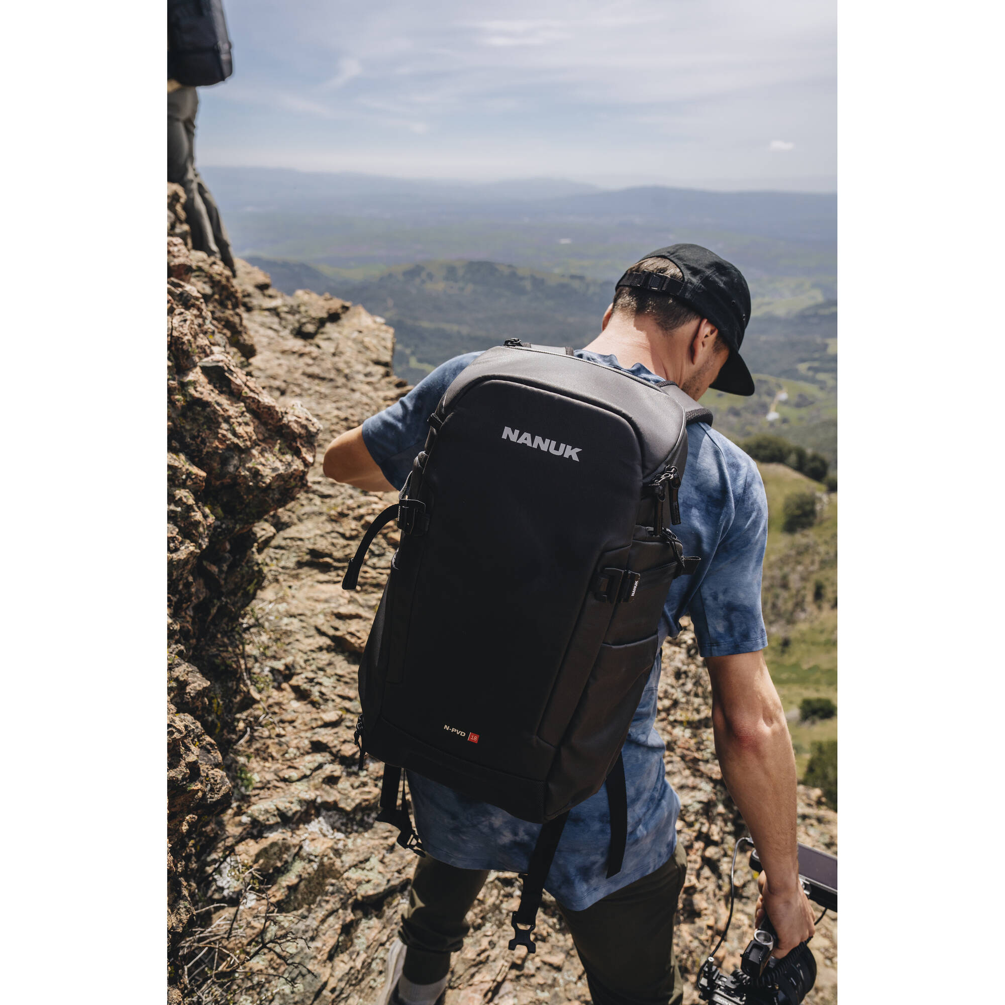 Nanuk N-PVD Backpack for Photo, Video, Drone, and Laptop (Black, 18L)