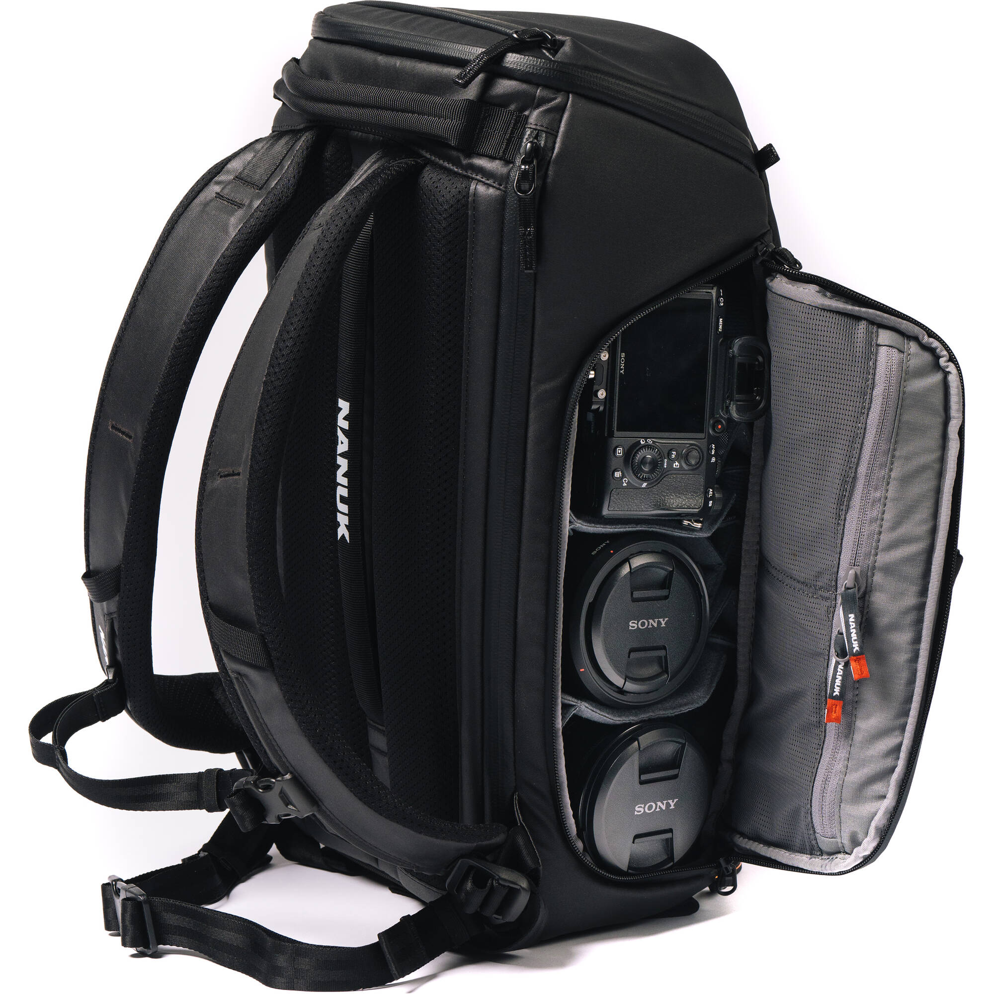 Nanuk N-PVD Backpack for Photo, Video, Drone, and Laptop (Black, 18L)