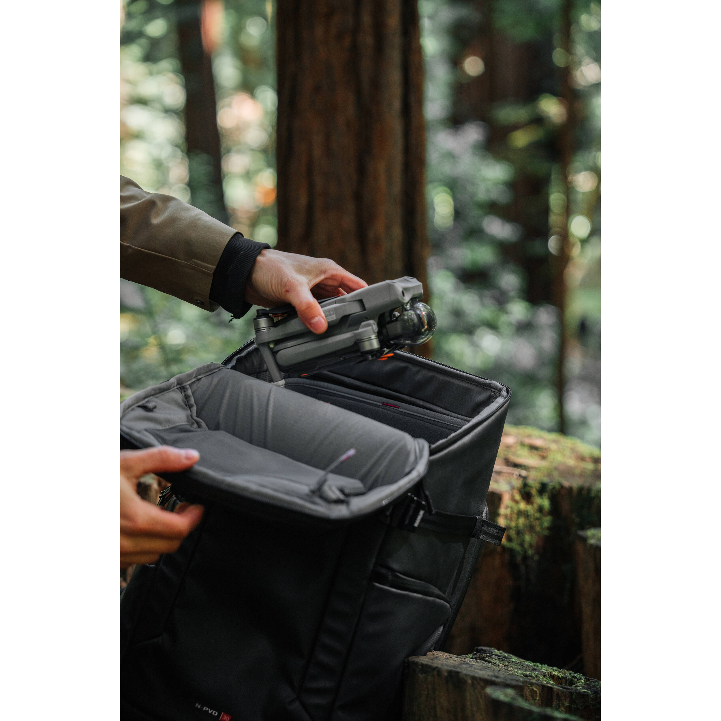 Nanuk N-PVD Backpack for Photo, Video, Drone, and Laptop (Black, 30L)