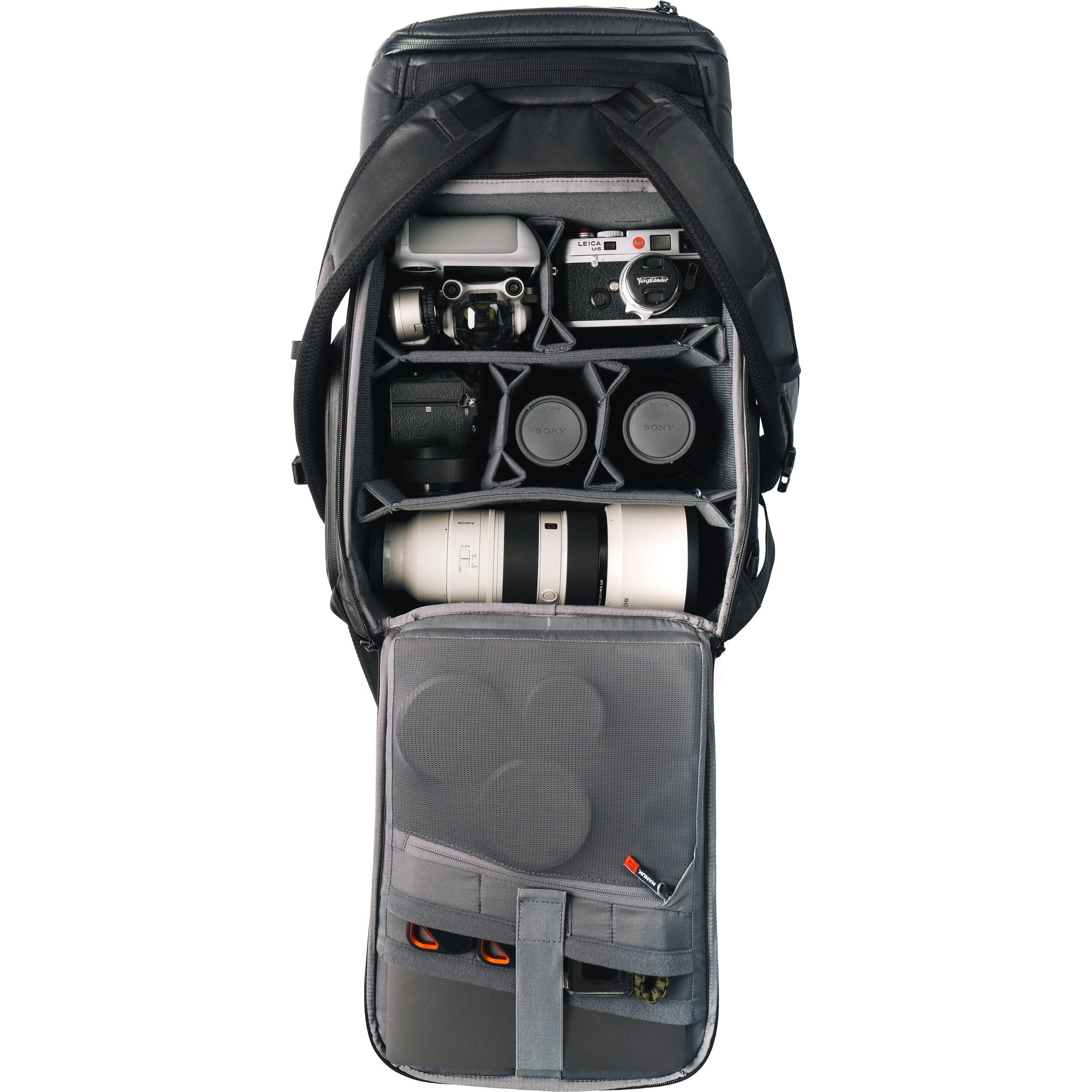 Nanuk N-PVD Backpack for Photo, Video, Drone, and Laptop (Black, 30L)
