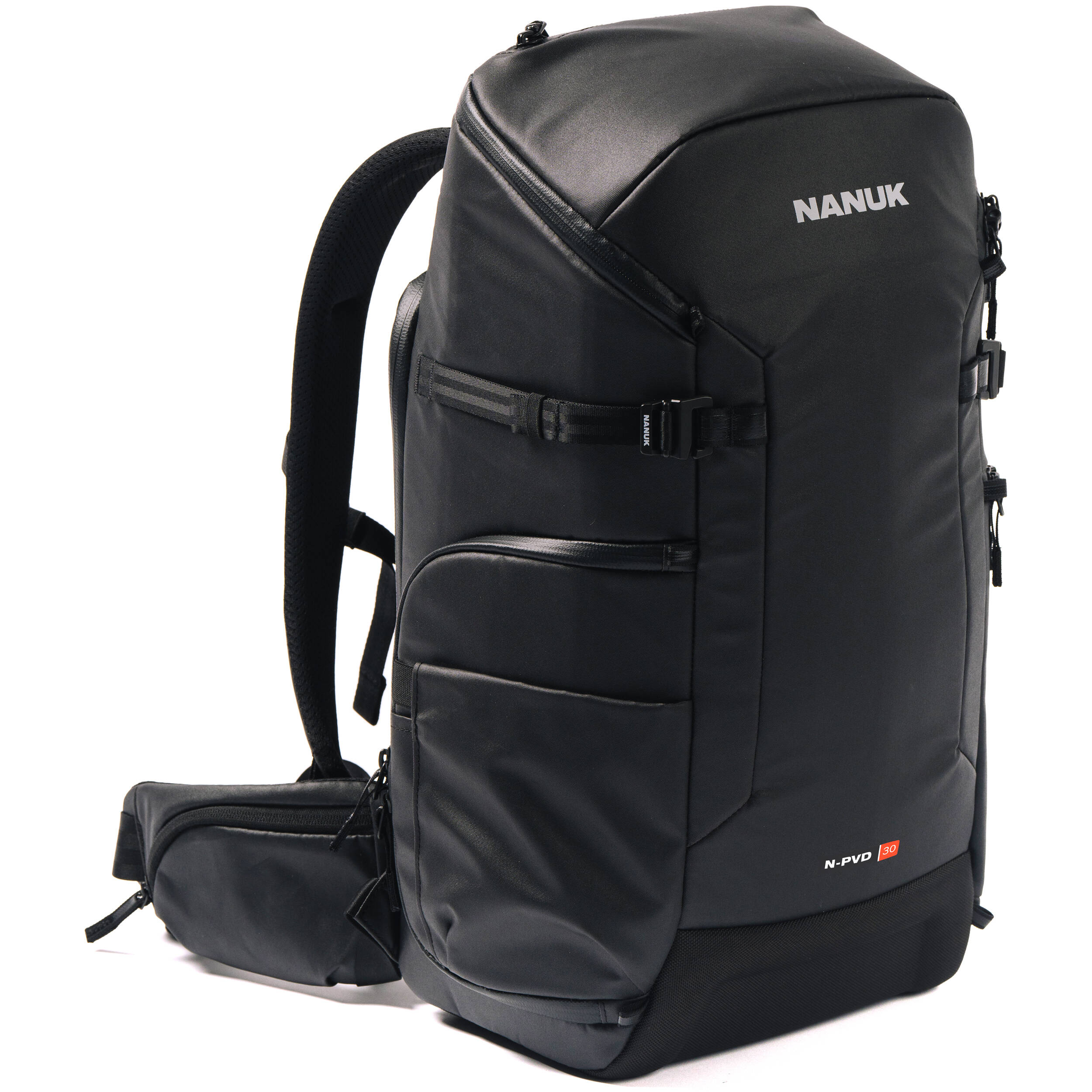 Nanuk N-PVD Backpack for Photo, Video, Drone, and Laptop (Black, 30L)