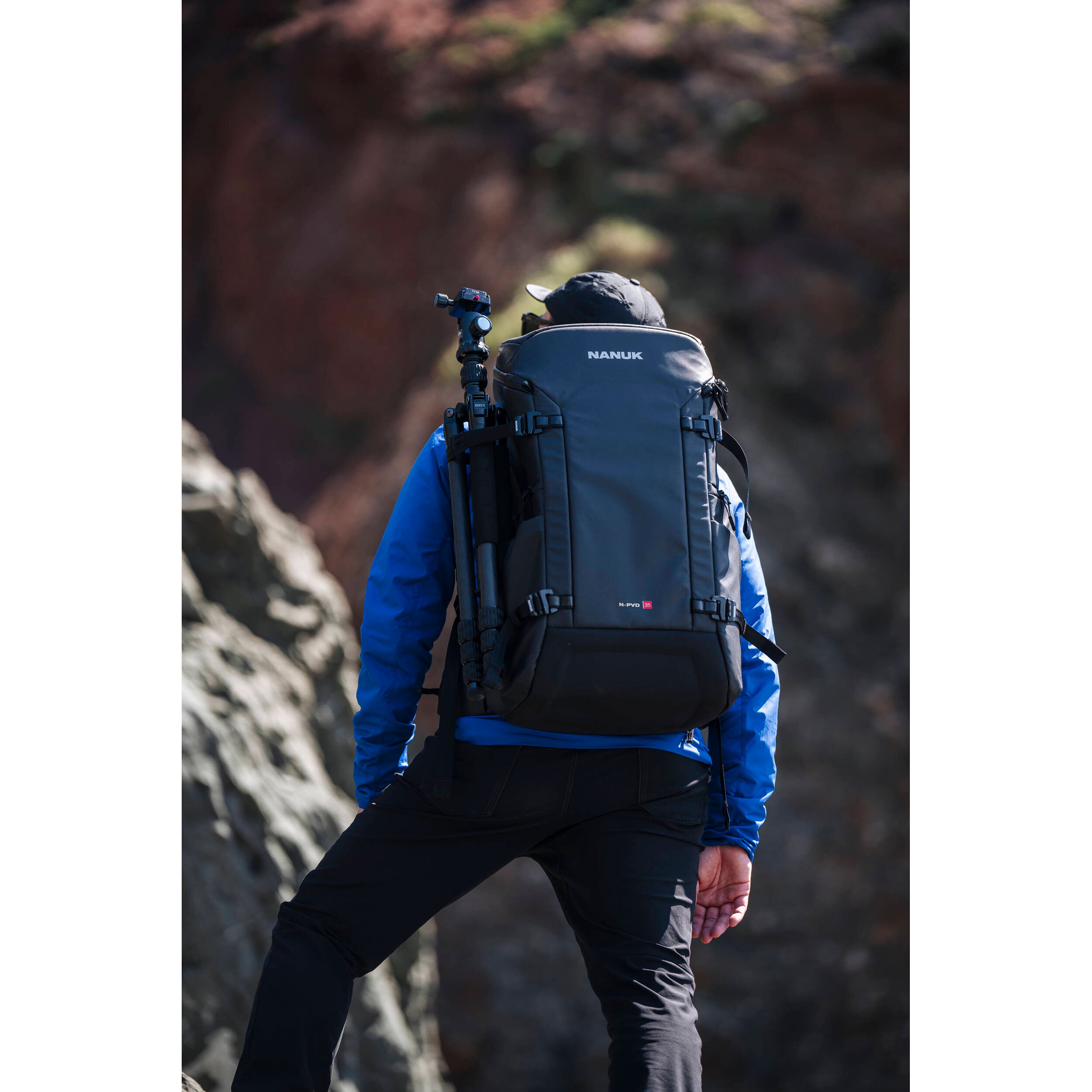 Nanuk N-PVD Backpack for Photo, Video, Drone, and Laptop (Black, 35L)