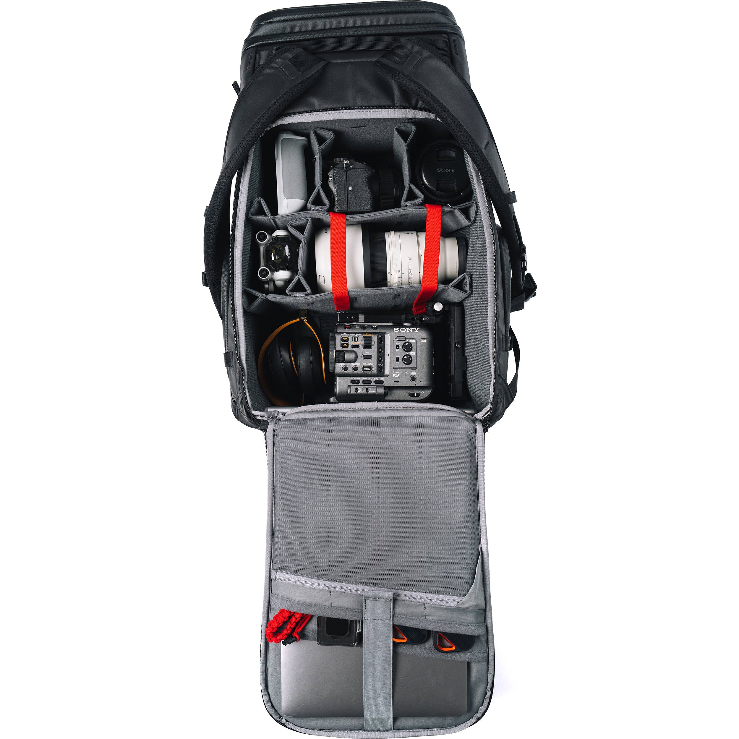 Nanuk N-PVD Backpack for Photo, Video, Drone, and Laptop (Black, 35L)
