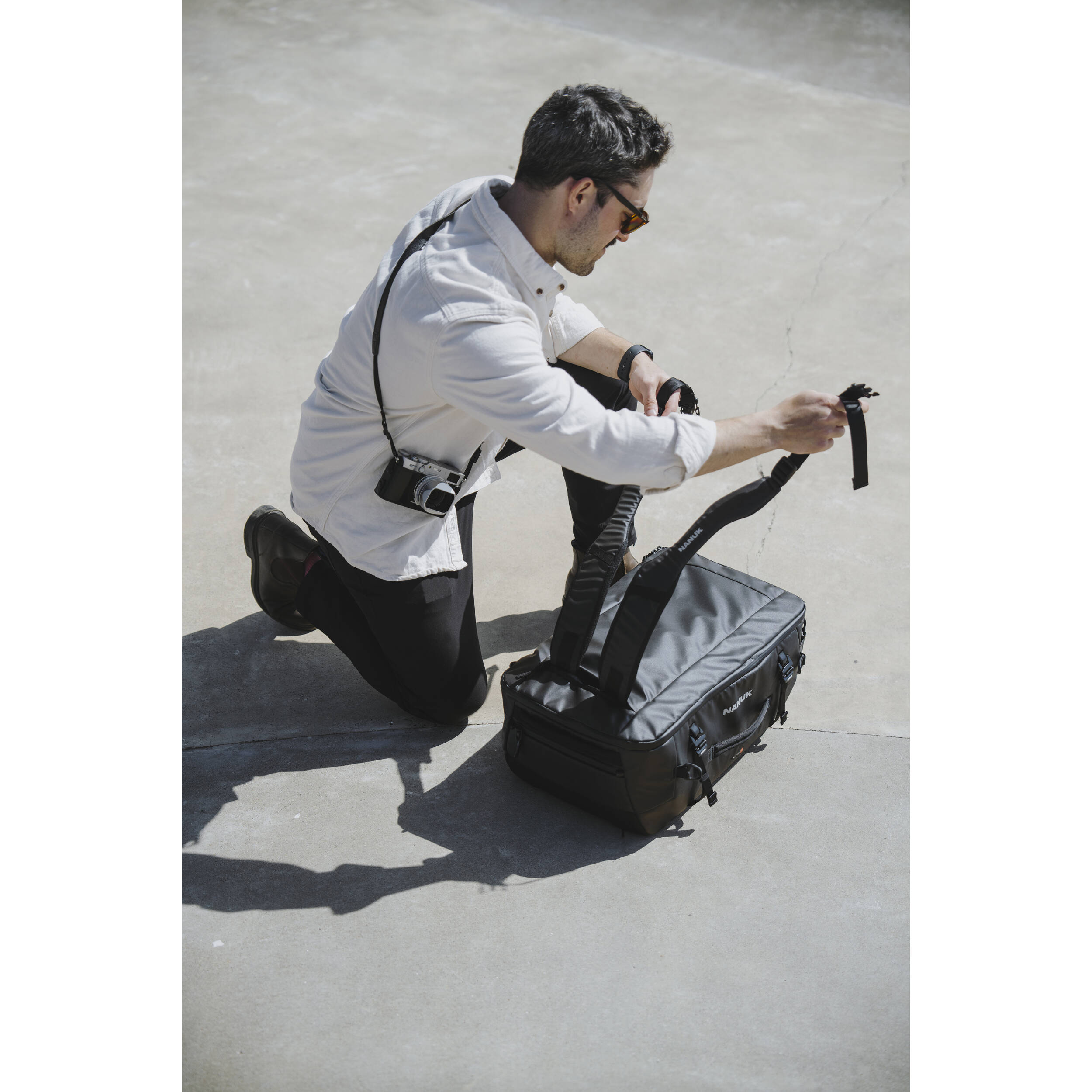 Nanuk N-PVD Padded Duffle Bag for Camera and Drone (Black, 40L)