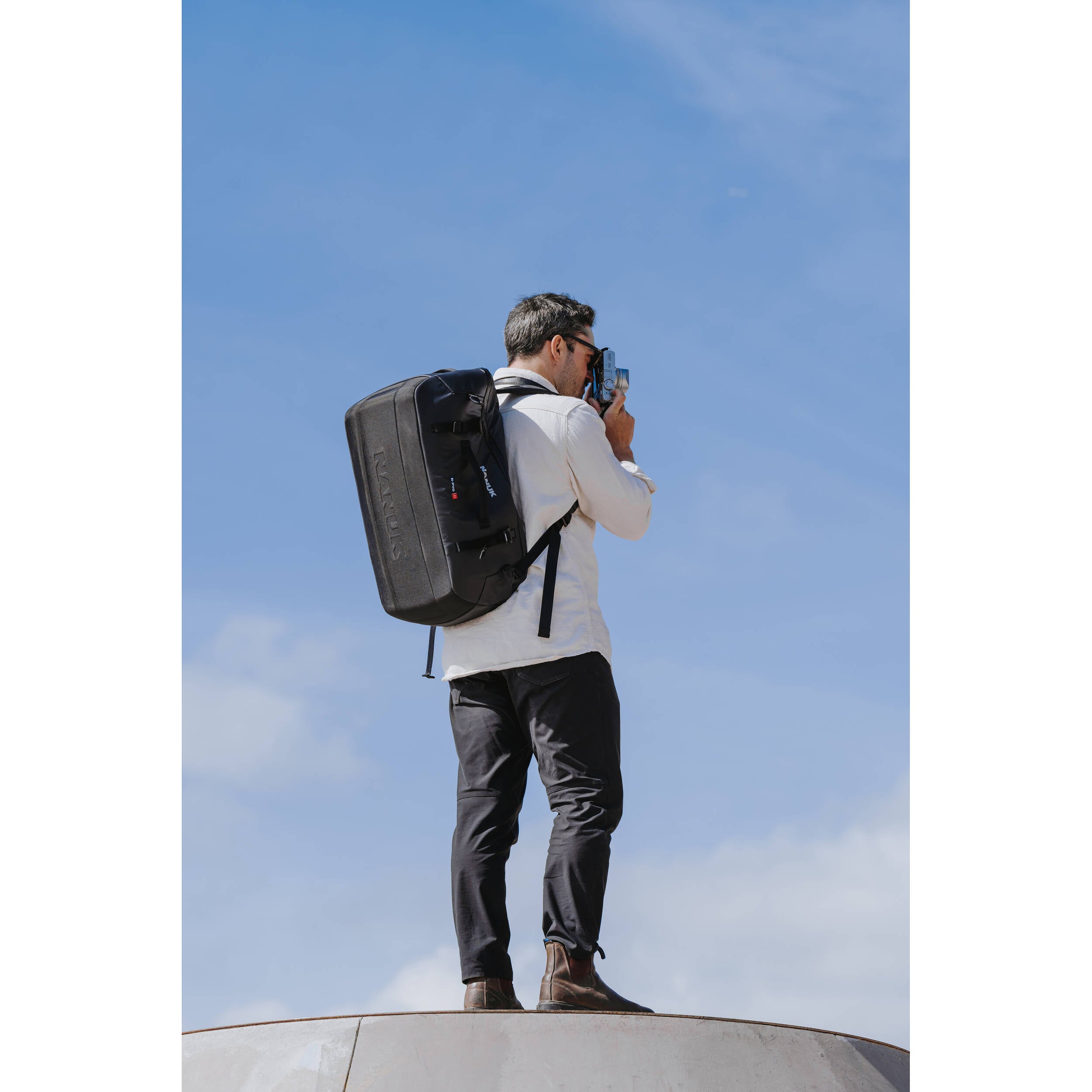 Nanuk N-PVD Padded Duffle Bag for Camera and Drone (Black, 40L)