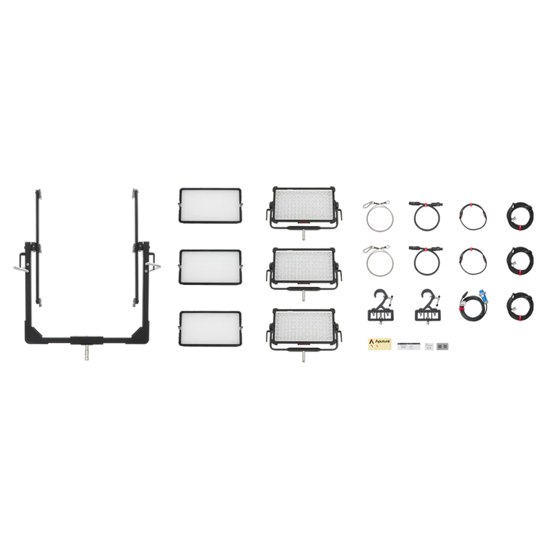 Aputure NOVA 9° 2x1 Tunable White LED Light Panel (3-Light Kit)