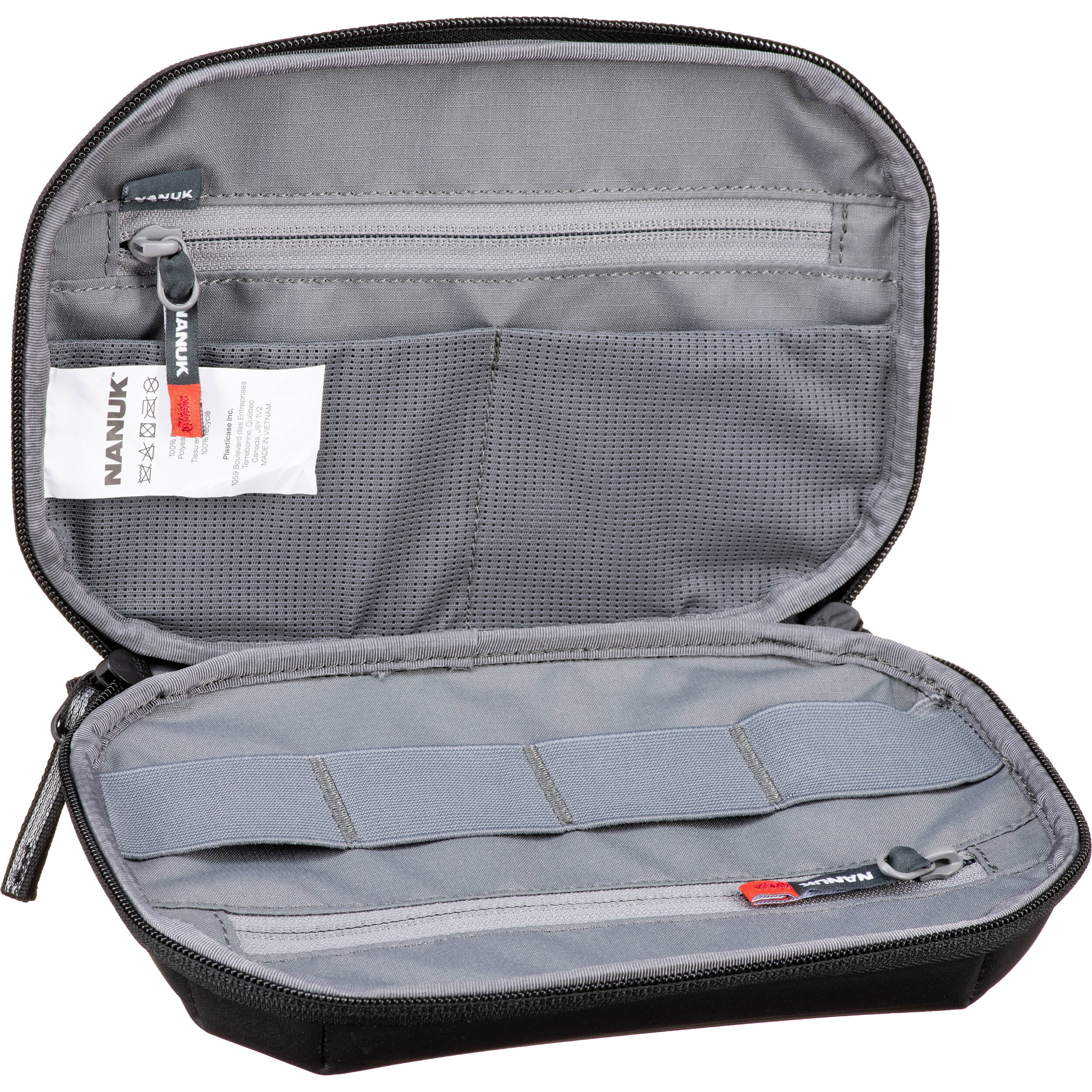 Nanuk N-Cubik T3 Clamshell Tech Case (Black, 2L)