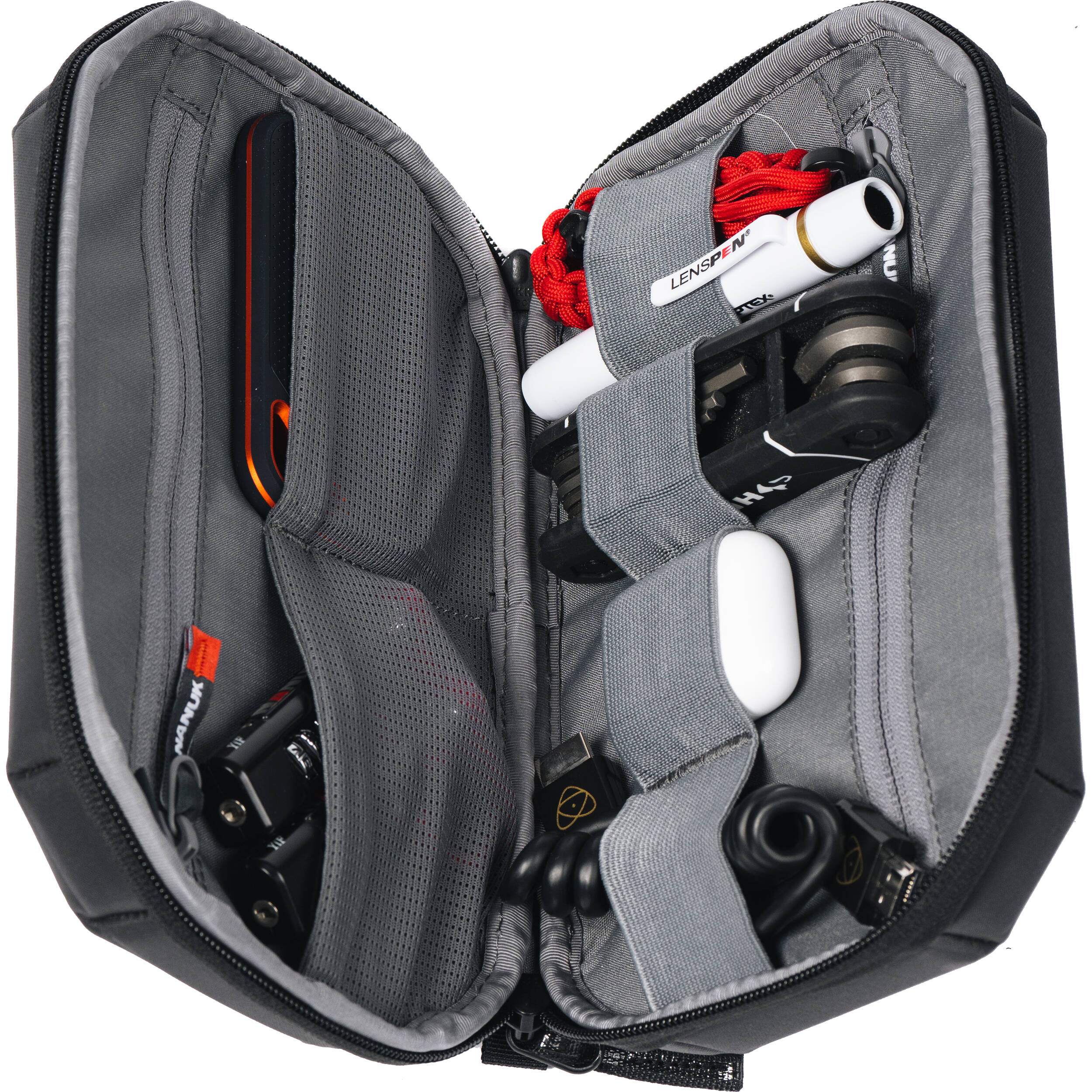 Nanuk N-Cubik T3 Clamshell Tech Case (Black, 2L)