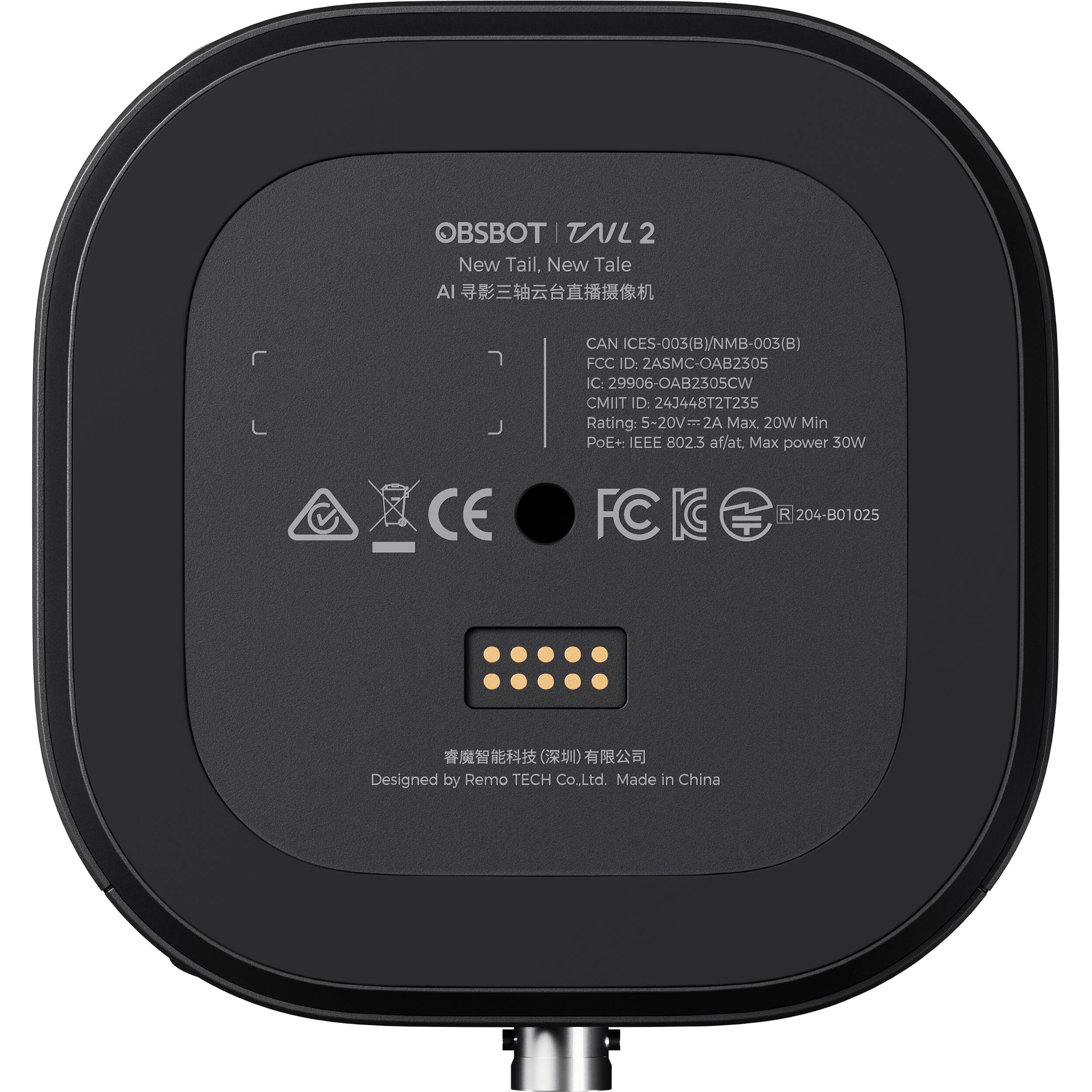 OBSBOT Tail 2 AI-Powered PTZR 4K Live Production Camera
