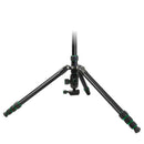 Optex Black Aluminium 4 sections  travel tripod