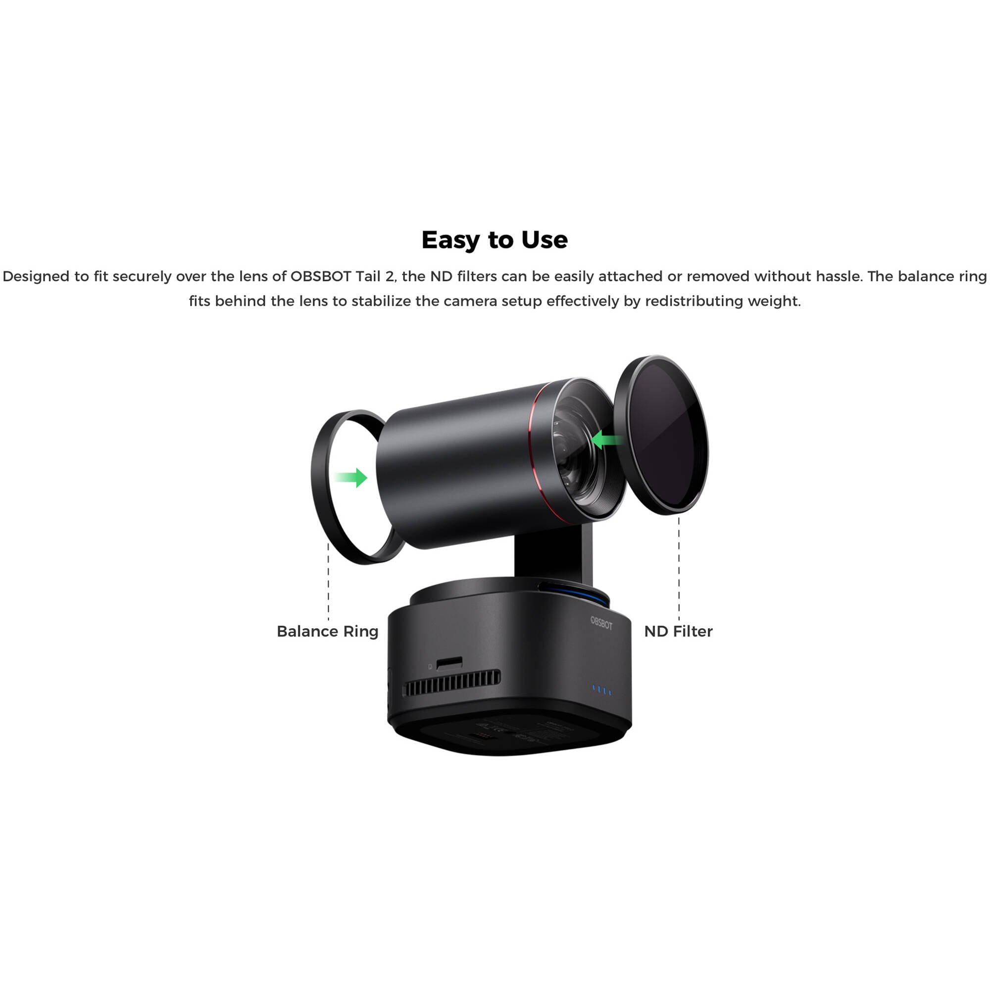 OBSBOT ND Filter Set for Tail 2 PTZ Camera