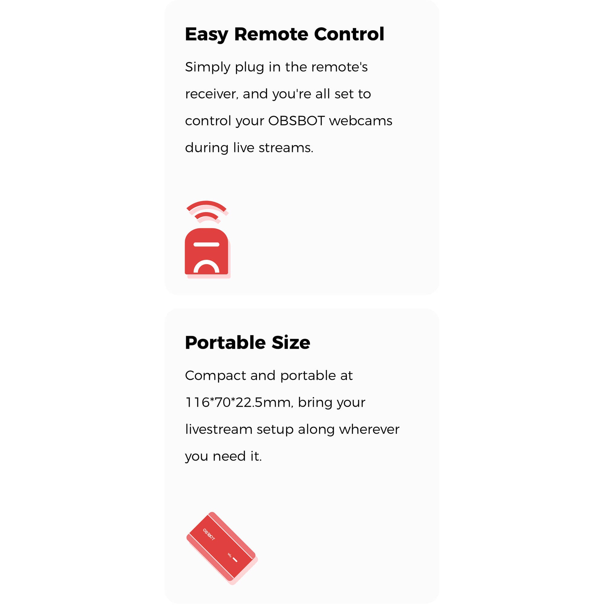 OBSBOT UVC to NDI Adapter