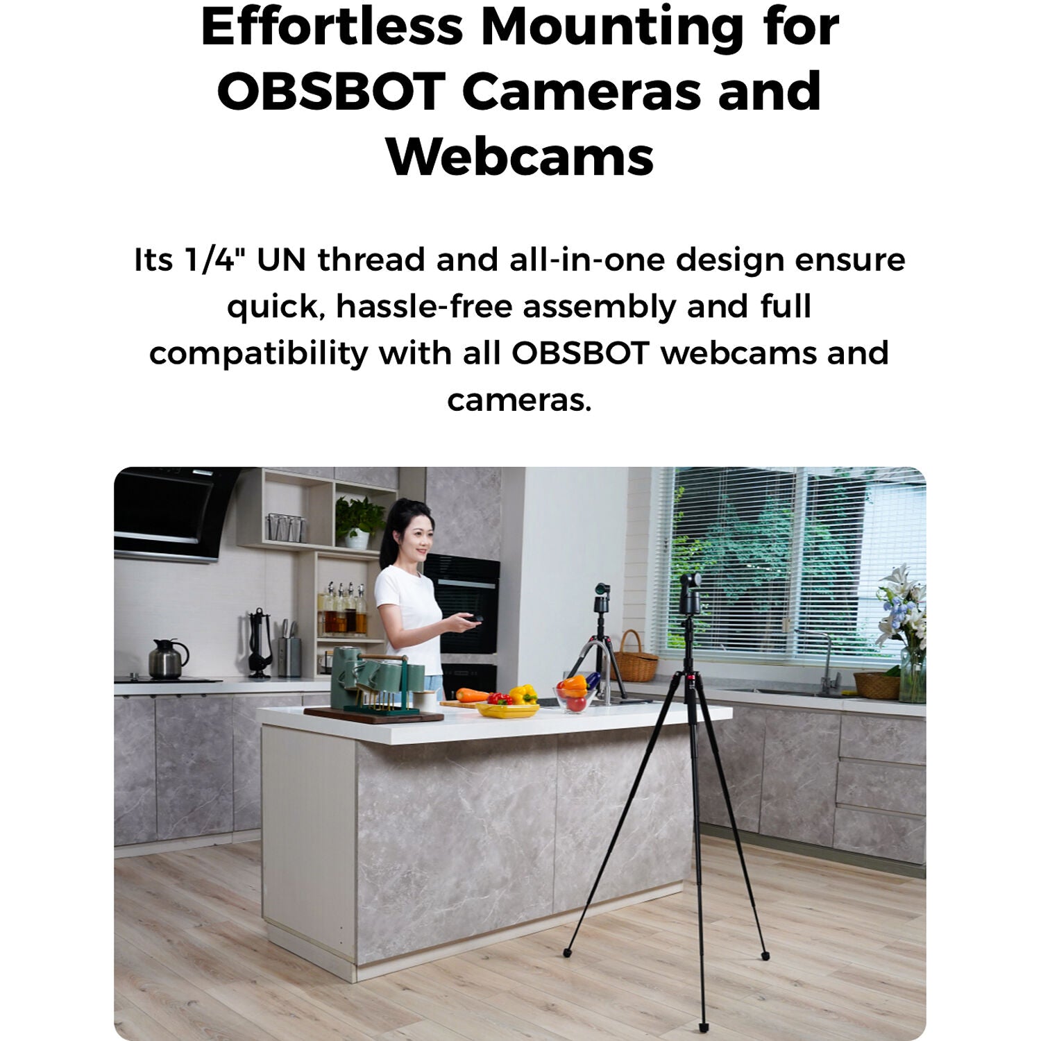 OBSBOT Foldable Lightweight Tripod