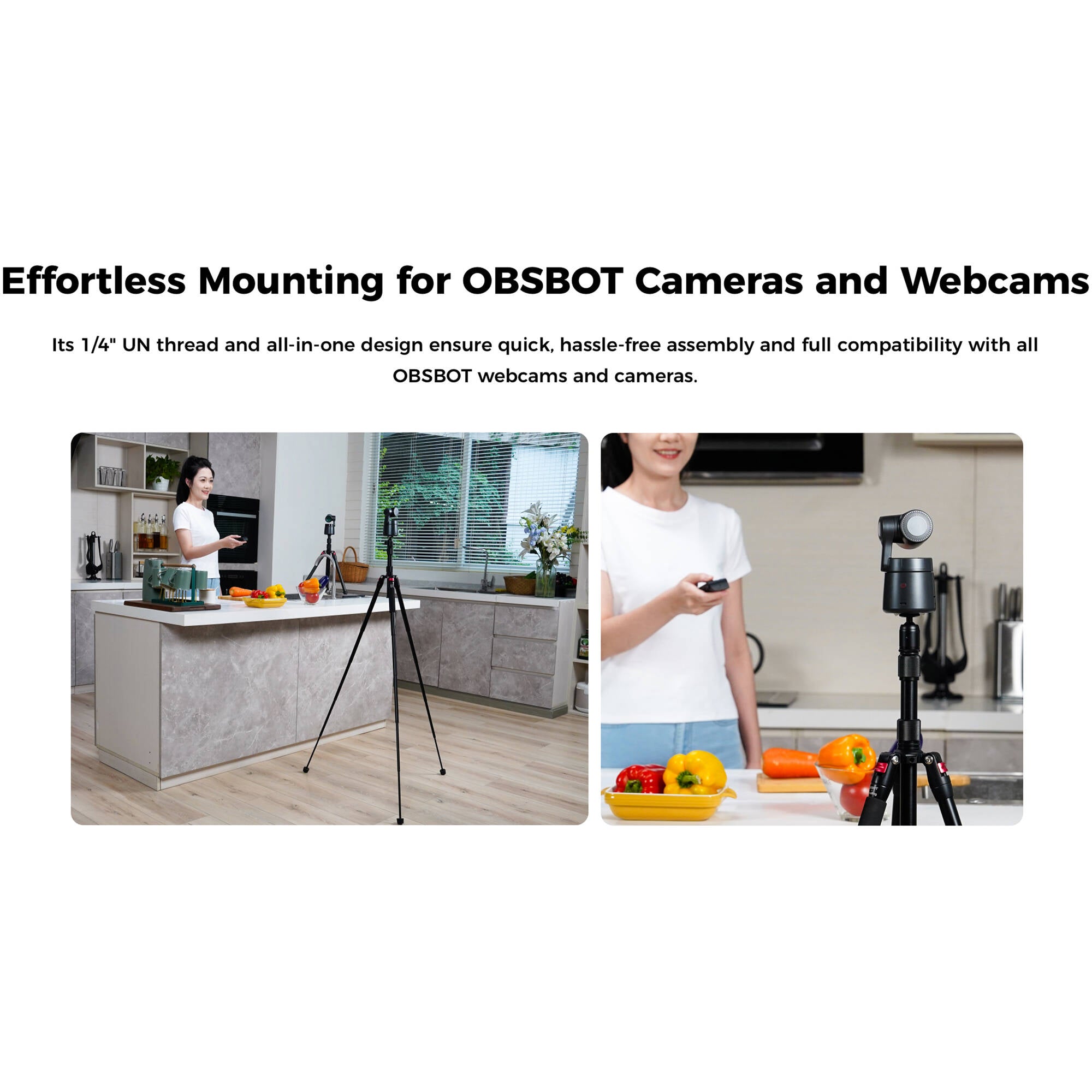 OBSBOT Foldable Lightweight Tripod