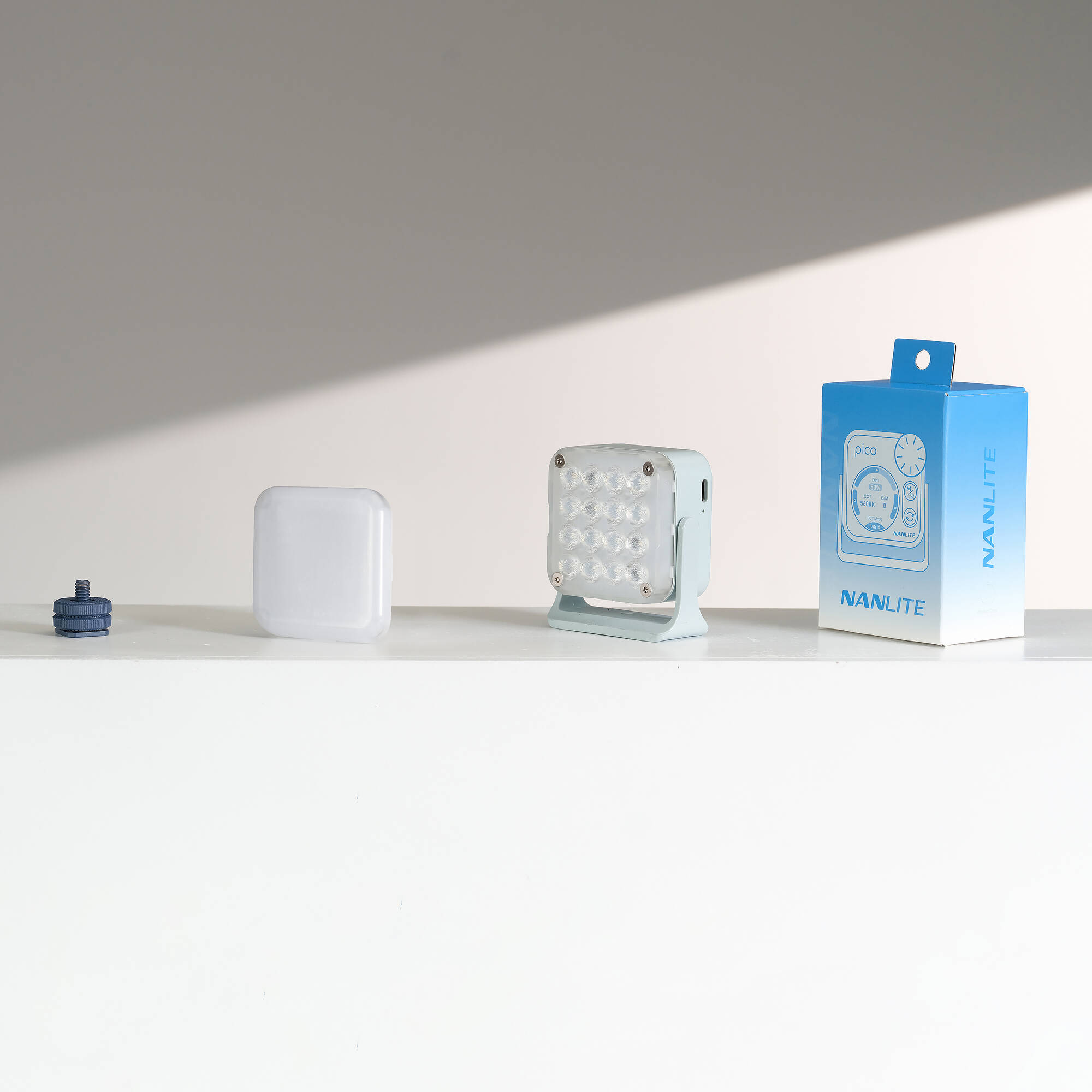 Nanlite Pico LED Mini Pocket Light (Mint Blue)