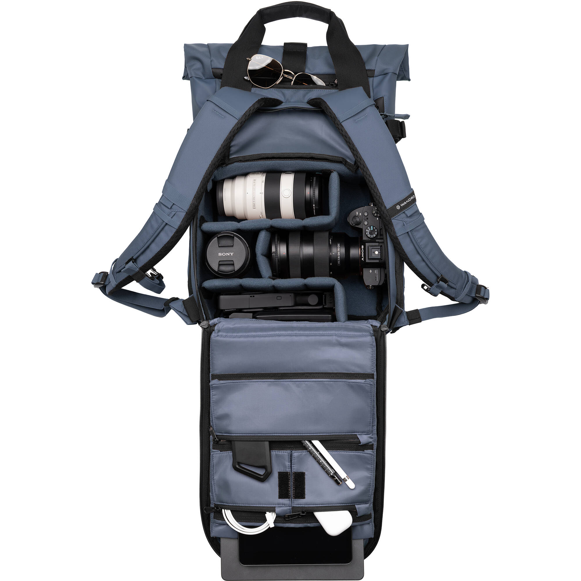 Wandrd PRVKE V4 15L Backpack Photo Bundle - Aegean Blue