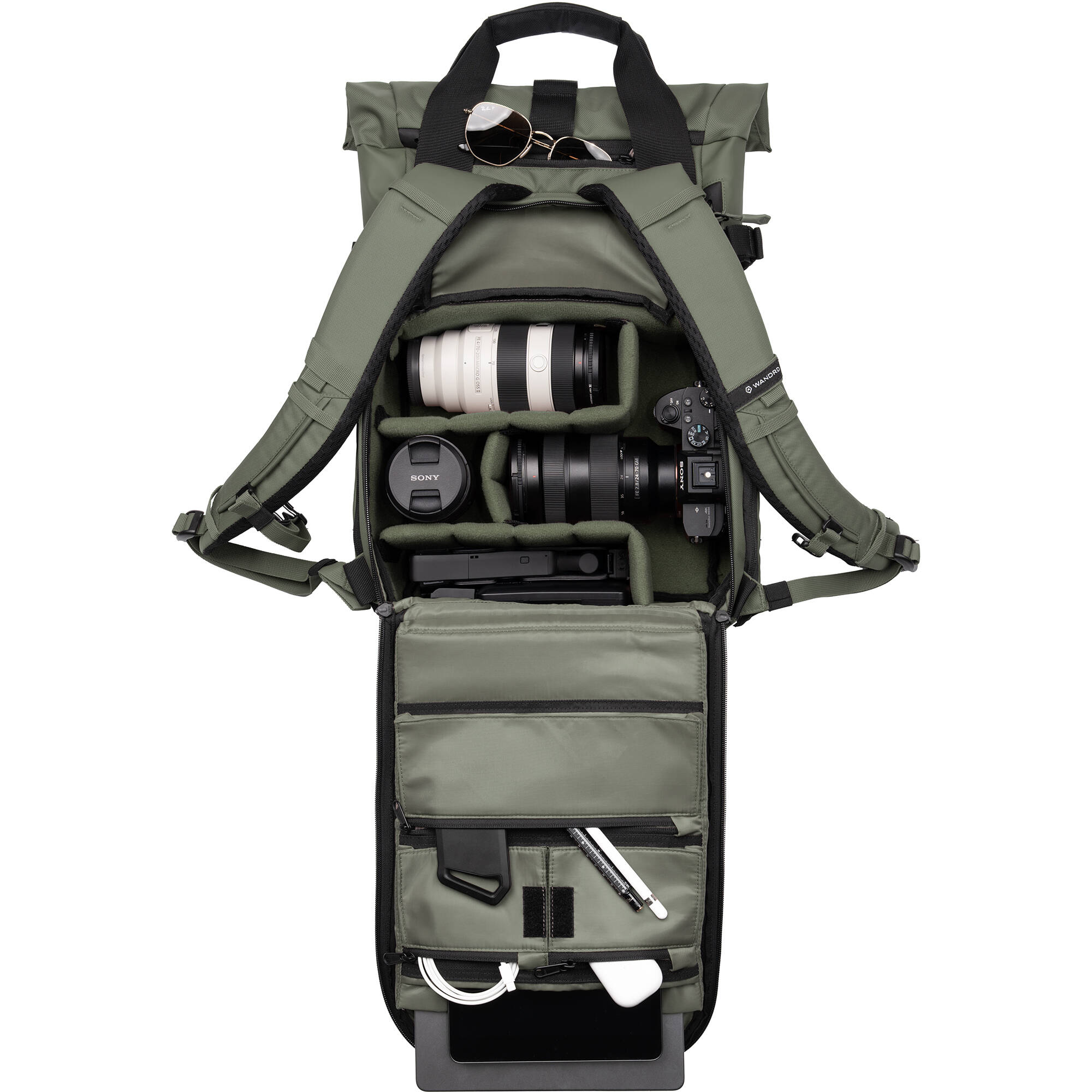 Wandrd PRVKE V4 15L Backpack Photo Bundle - Wasatch Green