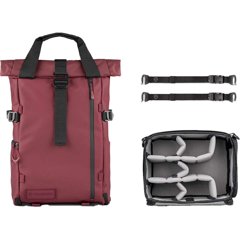 Wandrd PRVKE V4 21L Backpack Photo Bundle - Rhone Burgundy