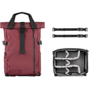 Wandrd PRVKE V4 21L Backpack Photo Bundle - Rhone Burgundy
