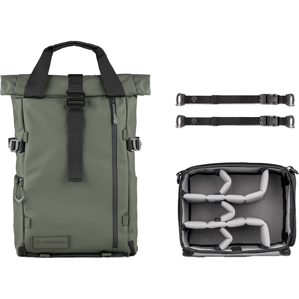 Wandrd PRVKE V4 21L Backpack Photo Bundle - Wasatch Green