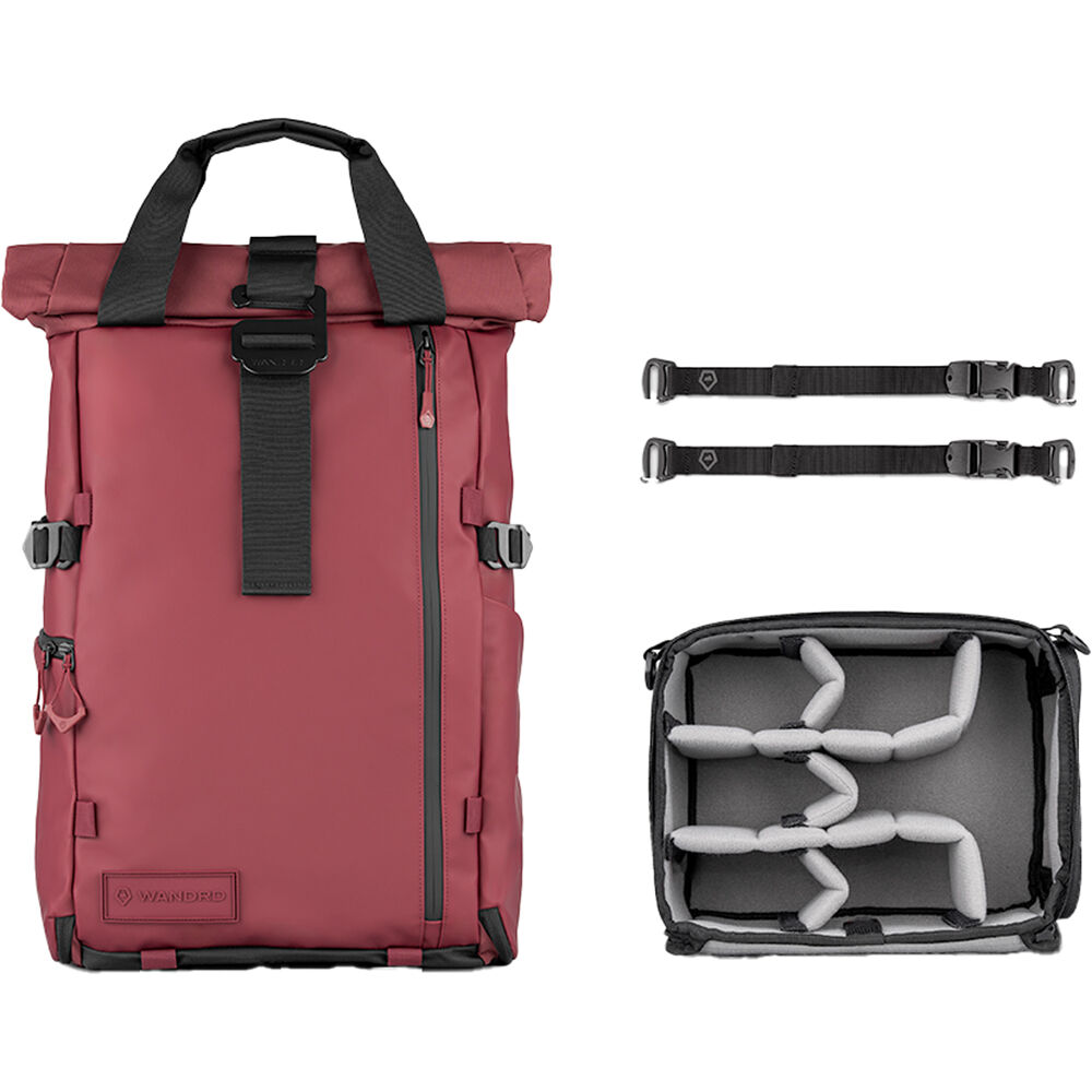 Wandrd PRVKE V4 31L Backpack Photo Bundle - Rhone Burgundy