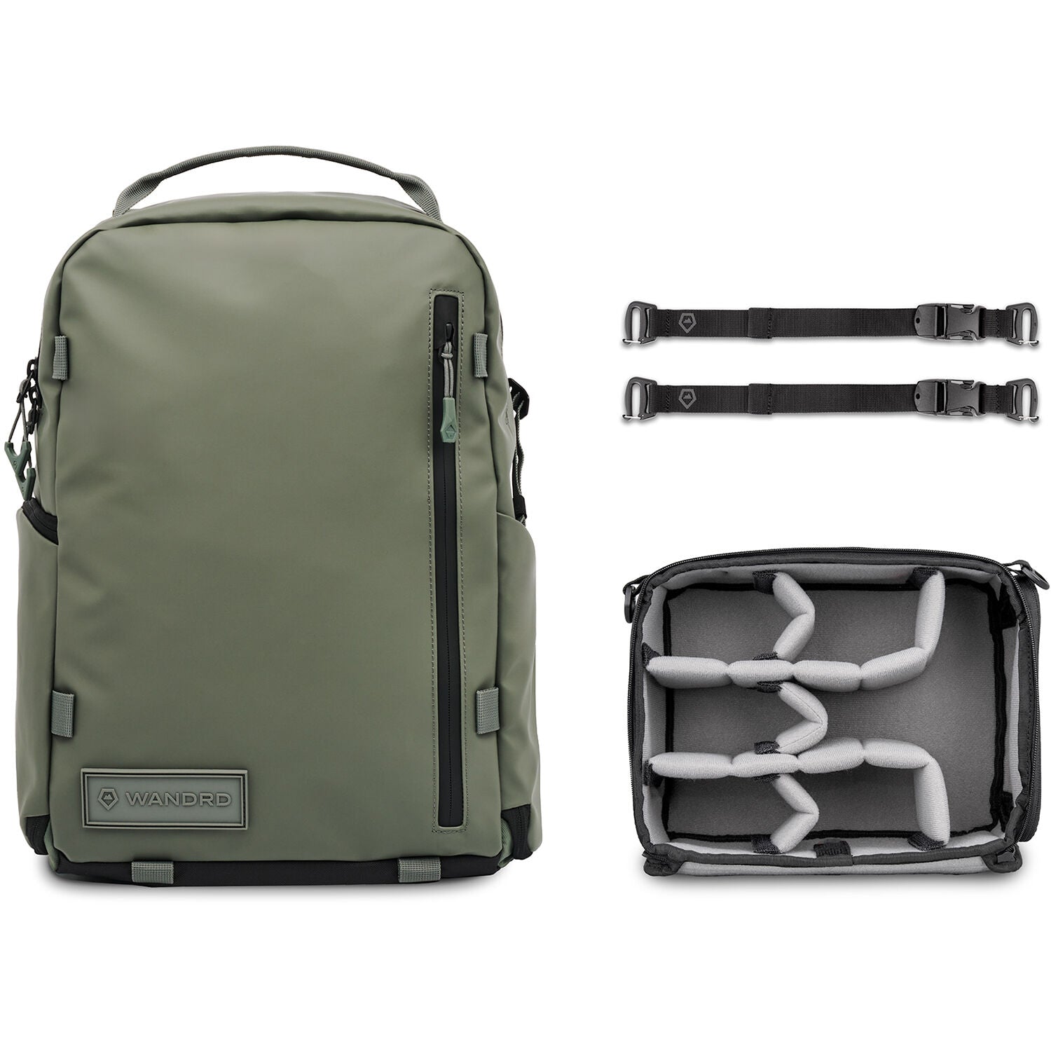 Wandrd PRVKE 21 Zip Backpack Photo Bundle (Wasatch Green)