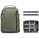 Wandrd PRVKE 21 Zip Backpack Photo Bundle (Wasatch Green)
