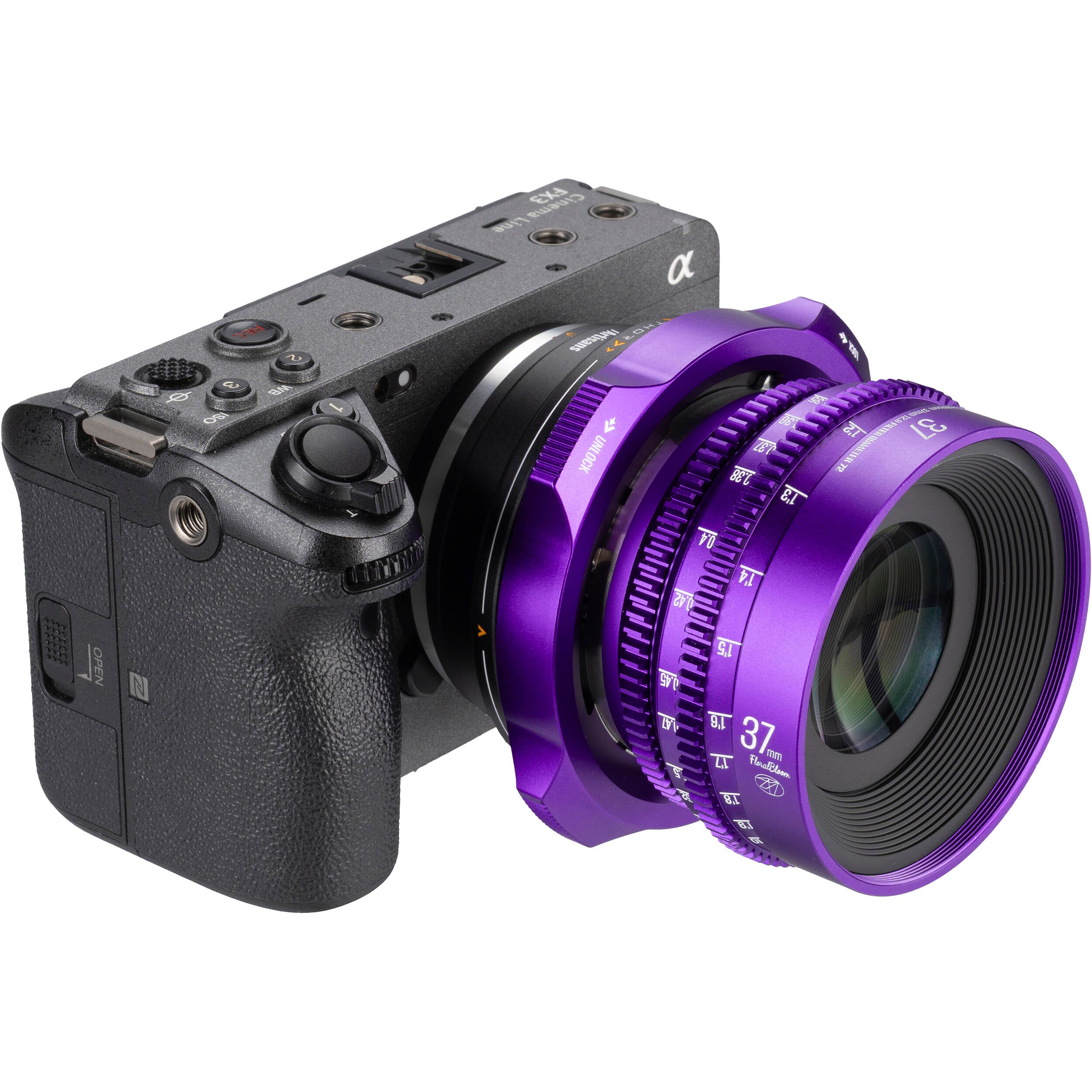 7Artisans 4-in-1 Adapter for PL Mount Lenses (Purple)