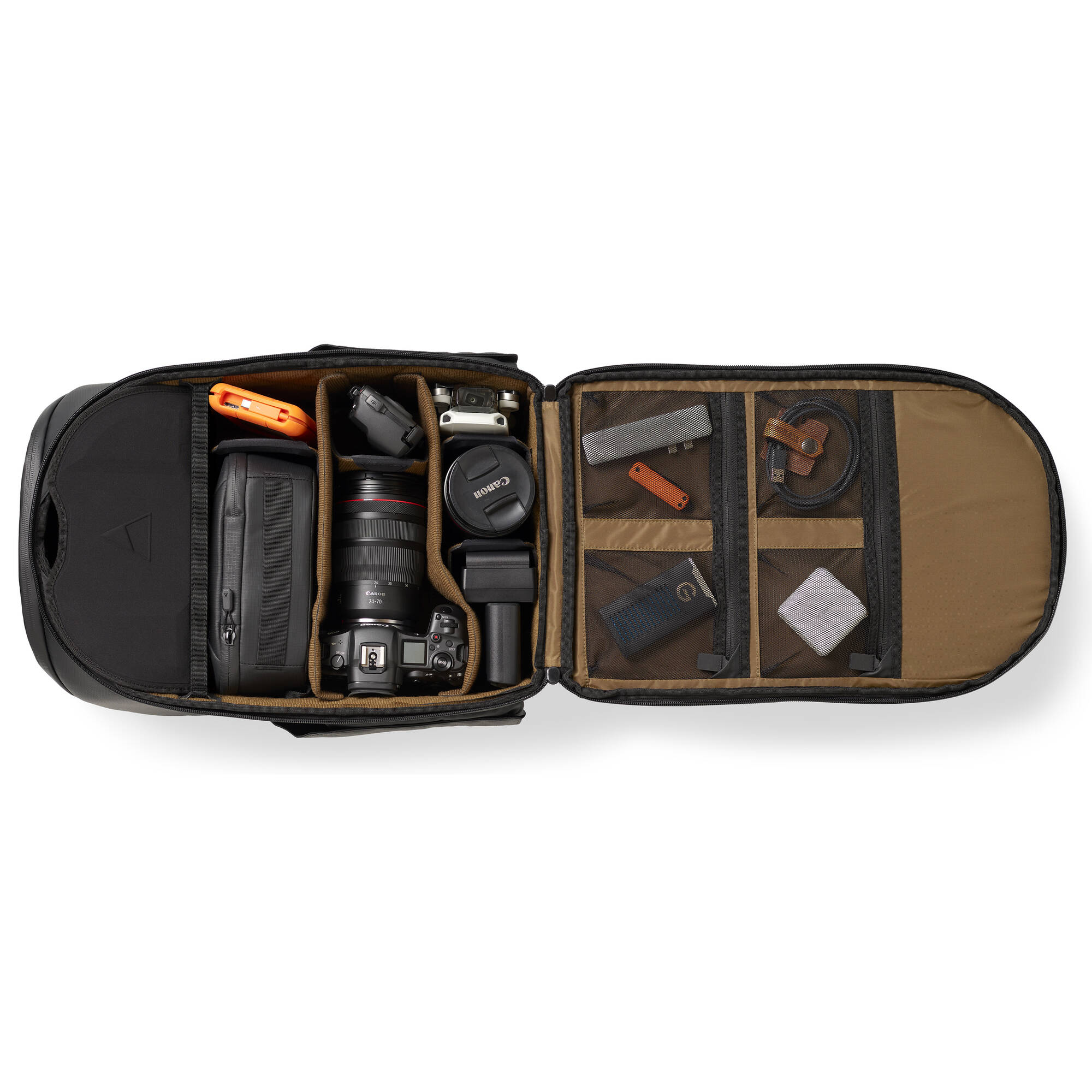Nomatique McKinnon caméra Pack 25L + Kit Séparateur - Noir