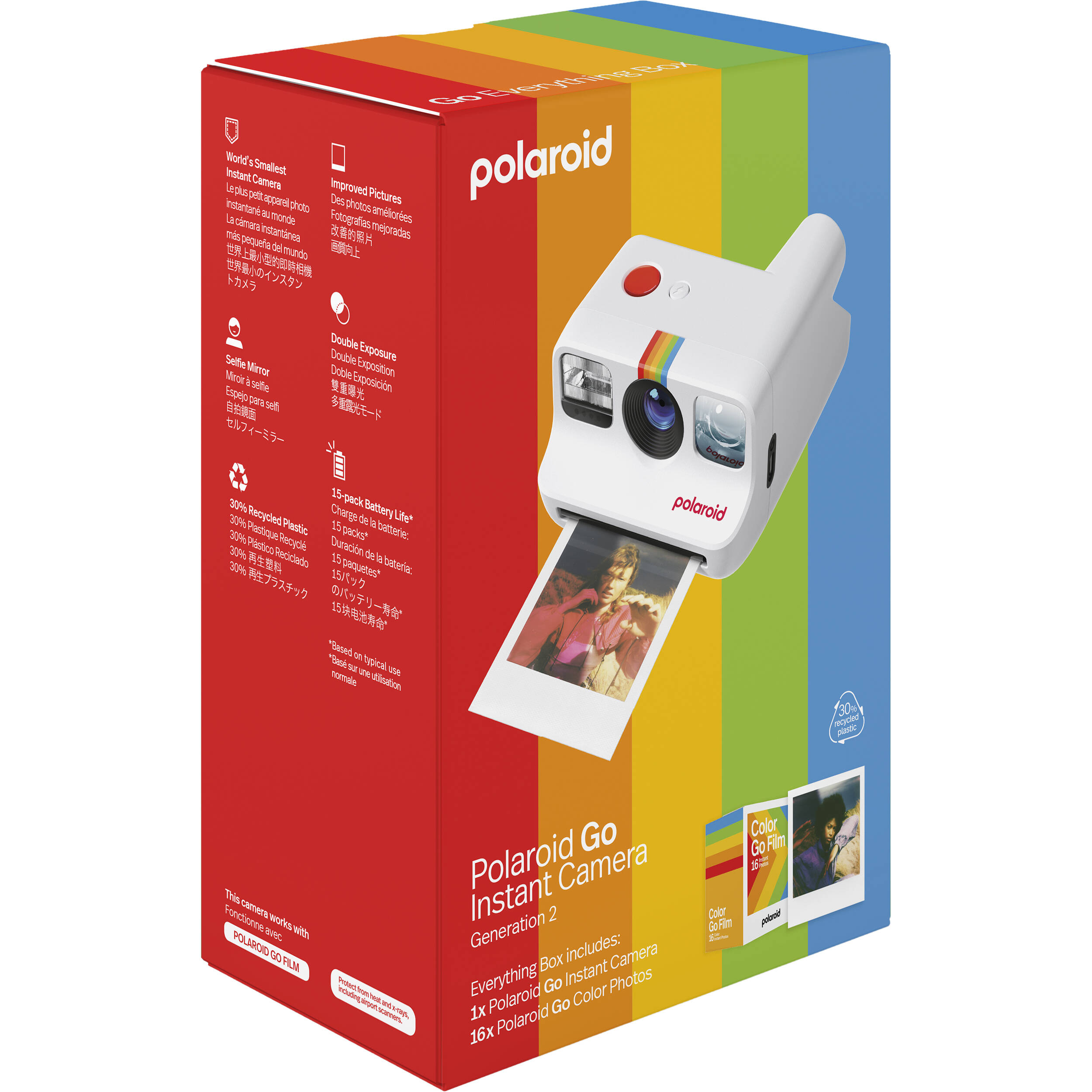 Polaroid Go Generation 2 Instant Film Camera Everything Box (White)